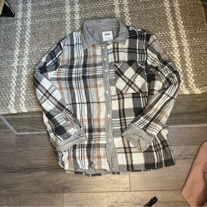 Aerie plaid flannel medium